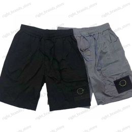 Mens Shorts st0ne is1amd Mens Shorts Methods Waterproof reflective esigner Mens Shorts Summer Fashion Street Wear Quick Drying Swimsuit Printed board Beach T24011