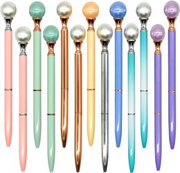 Pearl Metal Ballpoint Pen for School Office Supplies Signature Business Pen Student Gift
