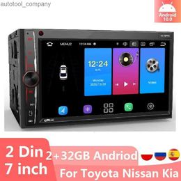 New Android GPS Car Radio 2din Multimedia Video Player Navigation 7"IPS Screen Autoradio Stereo Receiver For Toyota Nissan Hyundai