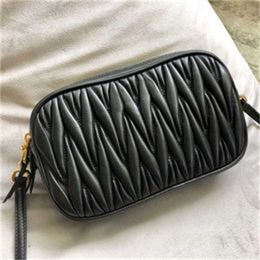 10A Mirror Quality Designer 2021 New style Imported lamb skin Double zipper 5BH539 The adjustable Remove the Shoulder strap Leather pockets