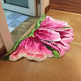 Carpets New Arrival Bright Colour Art Rug for Door Mat for Door Carpet Door Tulips 80*50cmvaiduryd