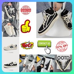 Designer Casual Trainer Platform canvas Sports Sneakers Board shoes for women men Style Patchwork Anti slip wear resistant White Black College size39-44