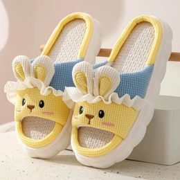 Slippers Women's Winter 2024 Platform Plush Cute Cartoon Indoor Slides Female Comfortable And Warm Casual Home Cotton Shoes