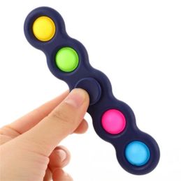 Sensory Spinners Push Bubbles per Bar Stick Shape Finger Fun Squeeze Puzzle Family Game Tiktok New Fingertip Leisure6107959