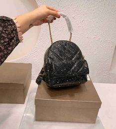Bags Evening Bags Classic Mini Backpack Women Handbag Shoulder Striped Suture Leather Luxury Designer Brand Crossbody Female Vintage