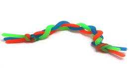 New Arrival Fidget Decompression Rope Noodle Ropes Kids Sensory Toys Fidget Abreact Flexible Glue Ropes Stretchy String Neon Sling9878367