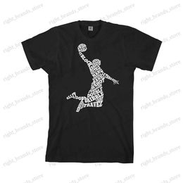 Men's T-Shirts YZLDS Threadrock Men's Basketball Player Typography T-Shirt Curry Boys Tee Boyfriend Tee New Fashion Cool Design Short Sleeve T240117