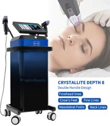 Crystallite Depth 8 Radio frequency Micro needling Facial Rejuvenation RF Skin Tightening Wrinkle Removal Microneedling Machine