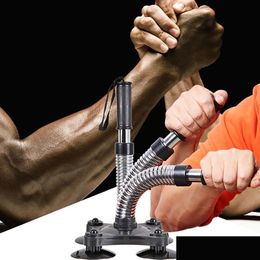 Hand Grippers Arm Wrestling Wrist Power Trainer Hand Gripper Strength Muscles Increase Exercise Home Gym Sport Fitness Equipment Hand- Dhkzm