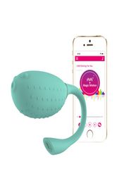 Magic Motion smart Sex toy Bluetooth Vibrator Gspot clitoris stimulator Fugu APP Control Vibrating egg Flamingo Vagina Massager Y4837727