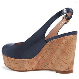 Sandals SHOFOO Shoes Fashion Women's High Heeled Sandals. Wedges About 12.5 Cm Heel Height. Summer Shoes.34-46