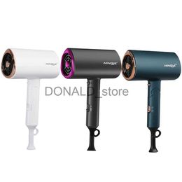 Electric Hair Dryer Portable Electric Hair Dryer 1800W Hair Drying Tools Negative Ion High Power 3 Heating Cool Button for Salon Home Travel J240117