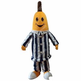 Banana Mascot Costume Cartoon Character Outfits Halloween Christmas Fancy Party Dress Adult Size Birthday Outdoor Outfit Suit