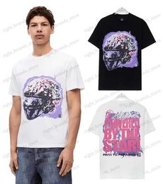 Men's T-Shirts Y2K Hellstar Men Women T shirt Hip Hop High Street Harajuku Gothic Couple Style Loose Casual T-Shirt T240117