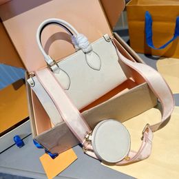 NEW 2024 fashion classic bag handbag east west women leather handbags womens crossbody vintage clutch tote shoulder embossing messenger bags