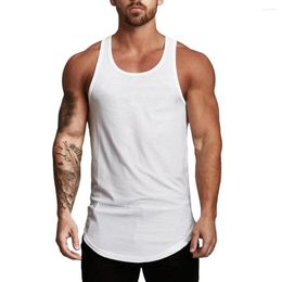 Men's Tank Tops Mens Breathable Sports Sleeveless Top Mesh Fitness Workout Gym Muscle Vest (White / Red Golden Grey Black Blue)