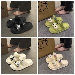 2024 New sandals soft Women Summer EVA Thick bottom anti slippers home furnishings Odorless feet outdoors indoor Two pronge shoes EUR 35-40