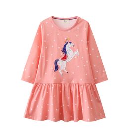 Autumn European and American children and girls long-sleeved dress princess dress