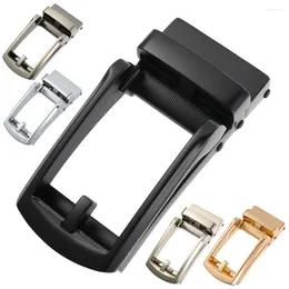 Belts Zinc Alloy Holeless Craft DIY Casual Belt Automatic Buckles Classic Waistband Head Ratchet End Bar 32mm Buckle