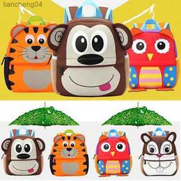 Backpacks Toddler Cute Kid Baby Kindergarten Schoolbag 3D Cartoon Animal Bag Children's Backpack Rucksack Shoulder Baby Gift For Newborn