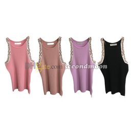 Sexy Tight Tanks Top Women Summer Sport Vest Designer Outdoor Yoga Tops Slim Fit Gym Vests