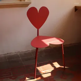 Camp Furniture Creative Internet Celebrity Po Red Love Personalised Chair Art Stool High-Looking Outdoor Home Furnishing Decoration