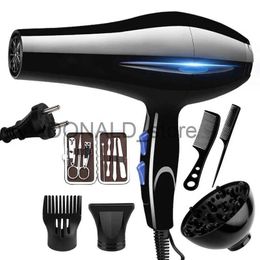 Electric Hair Dryer Hair Dryer 2200W Professional Powerful Hair Dryer Fast Heating Hot And Cold Adjustment Ionic Air Blow Dryer with Air Collecting J240117