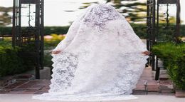 White Ivory Luxury Lace Wedding Veils Classical Lace Bridal Veil Wedding Accessories Bride Mantilla Wedding Veil5973827