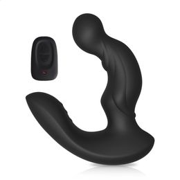 LEVETT Male Prostate Massager Vibrator For Men Women Vibrating Anal Plug Adult Sex Toys Wireless Toy Butt 240117