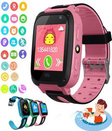 Children Smart Watch Waterproof Dial Call Smartwatch GPS Antillost Location Tracker Kids Phone Watch For Boys Girls Gifts7671256