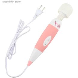 Other Health Beauty Items Powerful AV Wand Body Massager Multi-Speed USB Plug Fairy Vibrator for Women Clit Vagina Stimulation Adult Q240117