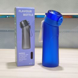 Air Flavored Water Bottle Scent Up Capsule Sports Water Bottle For Outdoor Fitness 750ml Fashion Water Cup With Straw Flavor Pod 240117