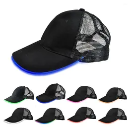 Ball Caps LED Lighted Up Hat Glow Club Party Baseball Hip-Hop Adjustable Sports Cap Hats For Men