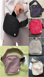 LL Outdoor Bags Fanny Pack Women Purses Pocket Chest Bags Travel Beach Phone Stuff Sacks Handbags Running Waist Bag Waterproof Adj1269432