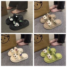 2024 New sandals soft Womens Summer EVA Thick bottom anti slipper home furnishings Odourless feet outdoor room indoor Two pronged slip on shoes size 35-40