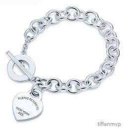 Amtg Luxury Jewellery Designer T Charm Bracelets Designer Jewellery Designer 100 925 Sterling Silver Original Authentic Classic Key Heart Bracelet Gift Exq