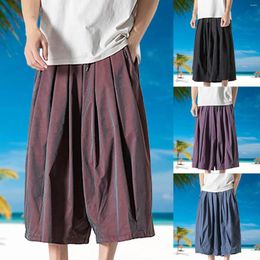 Men's Pants Straight Wide Leg Harun Cargo Neutral Gradient Casual Bell Bottoms