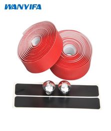 Wanyifa High Quality Cycling Road Bike Sports Cork EVA Carbon Handlebar Tape 2 Bar plug Bike Hand Bar Tape Bicycle Accessories1171716