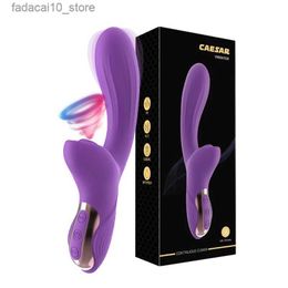 Other Health Beauty Items 2 In1 Clitoris Sucker Vibrator 10 Vibration Modes Woman G-spot Vagina Masturbate Dildo Stimulator Erotic Adult Toy Q240117