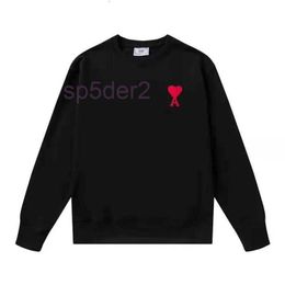 Hoodie Male and Female Designers Paris Hooded Highs Quality Sweater Embroidered Red Love Spring Round Neck Jumper Couple Sweatshirts S06 JSX8