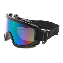 New Outdoor Sports Motorcycle Windshields Transparent Goggles Large Frame Sandproof Ski Glasses Sunglasses