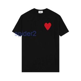 Luxury Fashion Style Streetwear t Shirt 23 Spring Love Jacquard Embroidery Knitted Short Sleeve Oversize Version Design for Men Tshirts Tees 41ME 41ME