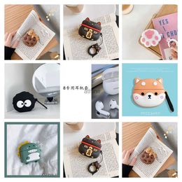 Cell Phone Cases Animals Earphone Case For Air Pro 6 TWS Case For HT38 cover Bluetooth Earphone Charging Box Protective Case YQ240117