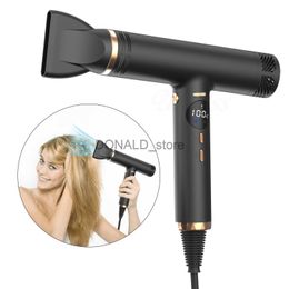 Electric Hair Dryer Ionic Hair Dryer High Speed Blow Drier 1600W 110000rpm Hairdryer Negative Ion Hair Care Styler Professional Low Noise Blow Dryer J240117