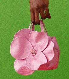 Spring Women's Bag Petal Flower Totes Creative Flower Handbag One Shoulder Crossbody Bag