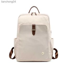 Backpacks New Smple Backpack Ladies Elegant Waterproof Travel Bag Fashion Leisure College High School Computer Backpack Simple Backpack