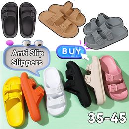 Summer Designer slide womans mens sandal fluffy flat mule slides beige black pink slippers room shoes Onyx slippers pure Sand Bones softy comfort