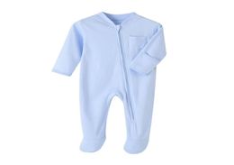 In stock INS Newborn baby boys and girl rompers designer kids Wrap foot jumpsuits infant girls Brand letter 100 cotton romper boy8474699