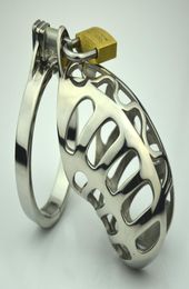 Latest design Adult Games Chastity Device Stainless Steel Male Cock Cage Metal Penis Ring Toys5307221