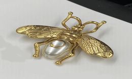 Luxury Designer Fashion Pins Brooches Brass Material No Fading Small Bee Brooch Male Female Same Style7428650